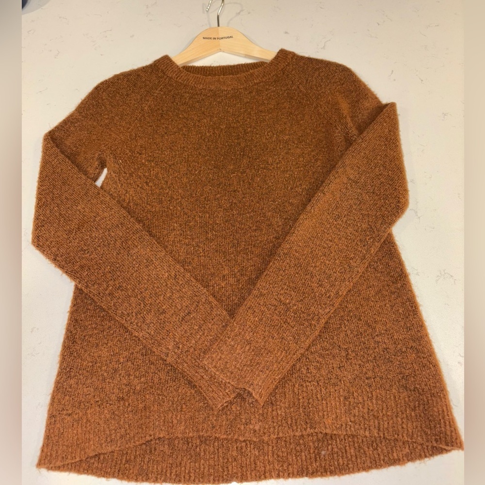 Loft Small Petite Burnt Orange Long Sleeve Sweater